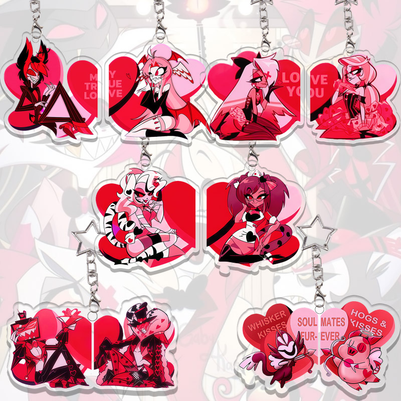 Hazbin Hotel Acrylic Keychain  - Japanese Snacks 评论和价格