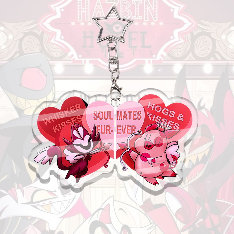 Hazbin Hotel Acrylic Keychain  - Japanese Snacks 评论和价格
