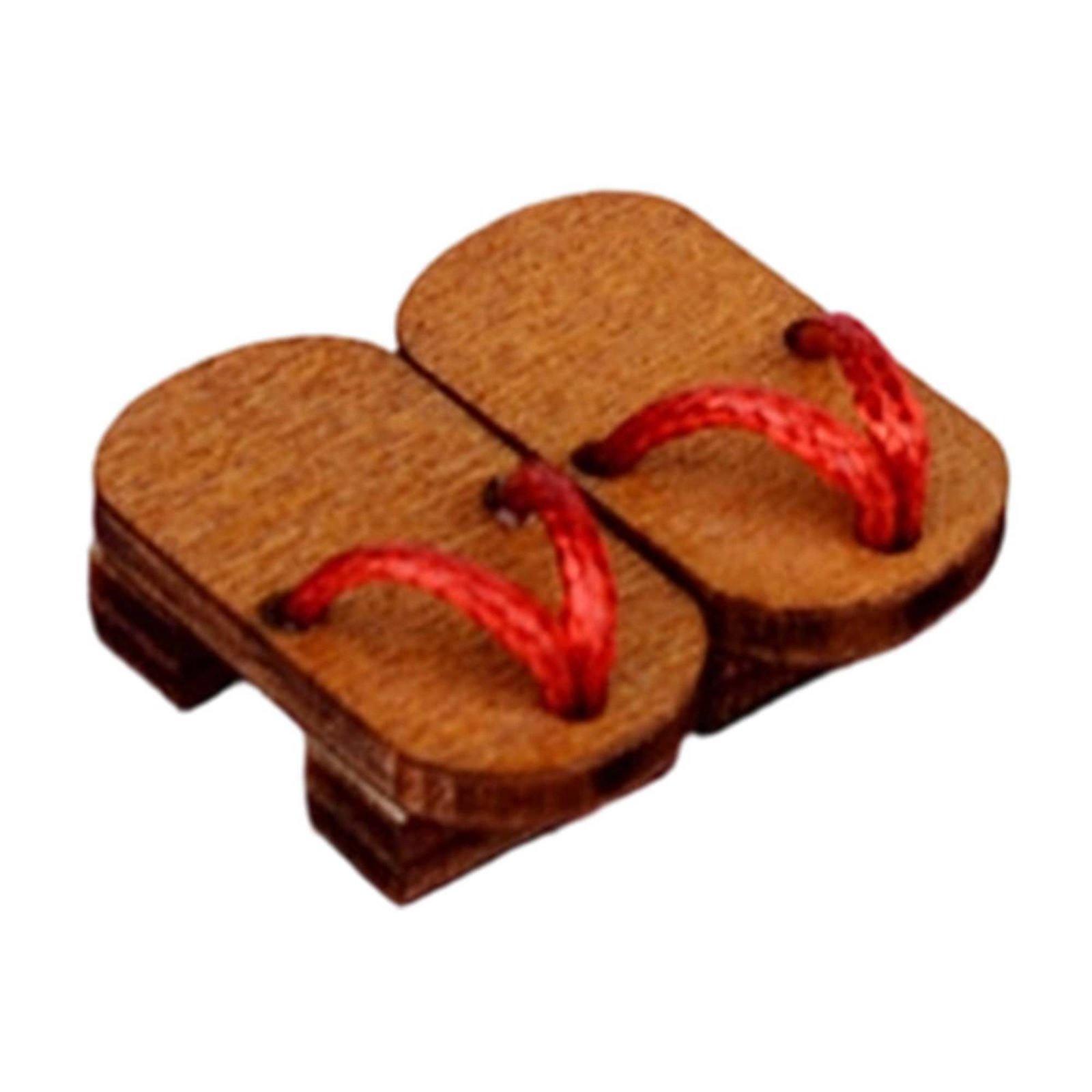 Handmade Mini Wooden Geta Clog - Geta Wooden Sandal 评论和价格